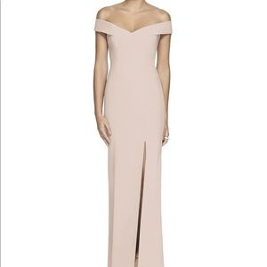 Dressy collection beige size 8 dress.